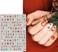 Fiestas Guirca Stickers pour ongles Père Noël - 1 feuille - 10 x 7 cm