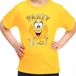 Bellatio Decorations Verkleed shirt meisjes - Party Time - geel - carnaval - voor kinderen 158/164