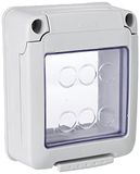 Gewiss Vervangend deksel vijverreservoir IP 55 2-voudig voor serie 27 COMBI incl. schroeven