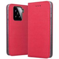 Xiaomi Housse pour Xiaomi 15 5G - etui coque pochette portefeuille + film ecran - ROUGE MAGNET