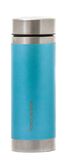 YOKO DESIGN Geïsoleerde theepot, dubbelwandig, van roestvrij staal, BPA-vrij, herbruikbaar, milieuvriendelijk, voor thee, sport, kinderen, kantoor, reizen, 350 ml, blauw
