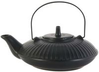 Home Deco Factory Theepot Shanghai - Keramiek - Zwart - 600 ml