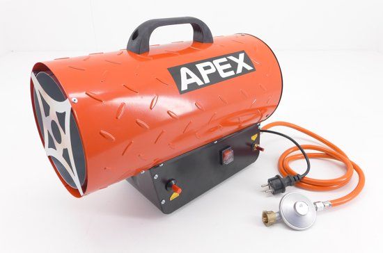 Apex Gaskachel 30KW Reduceer met Slang