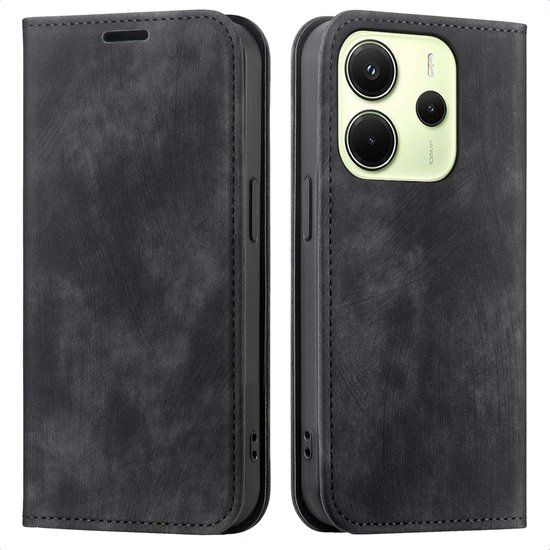 imoshion Hoesje - Geschikt voor Xiaomi Redmi Note 14 5G - Slim Bookcase - Zwart
