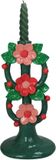 HD Collection Kaarsenhouder Bloemen Polyresin 15,7x13,9x30cm