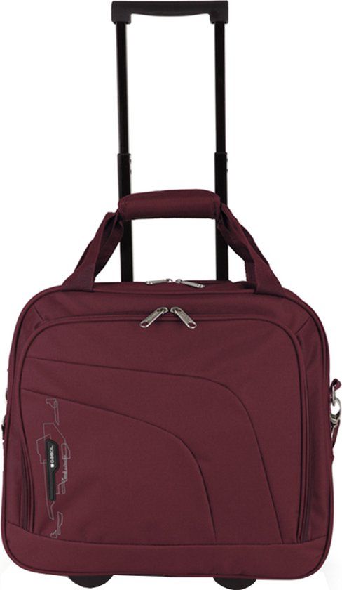 Gabol Laptoptrolley / Businesstrolley - 15 inch - Vegan - Week - Rood