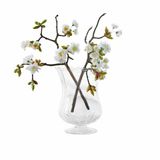 Loberon Sierbloem set van 2 Gráda wit