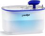 Fontaine à boire automatique de 2,5 litres avec éclairage LED, en acier inoxydable, sans fil