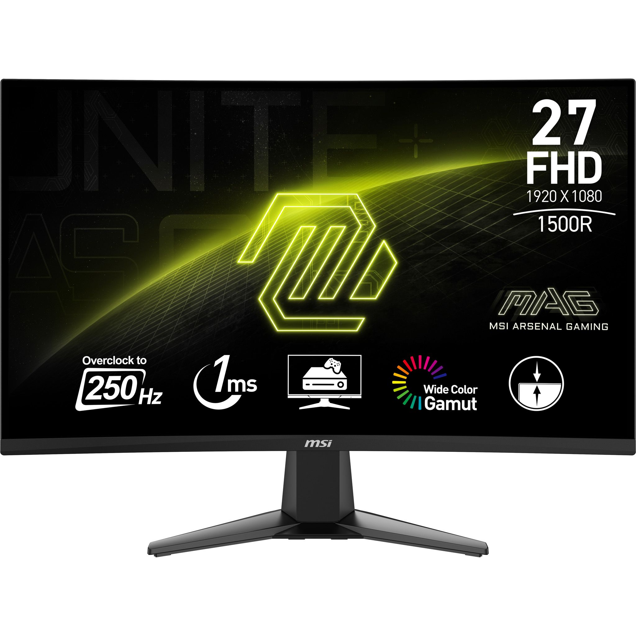 MSI MAG 27C6X 27" Full HD 250Hz Curved Gaming Monitor