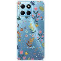 1001 coques Huawei Honor X8 5G Bedrukt siliconen hoesje Fleurs colorees