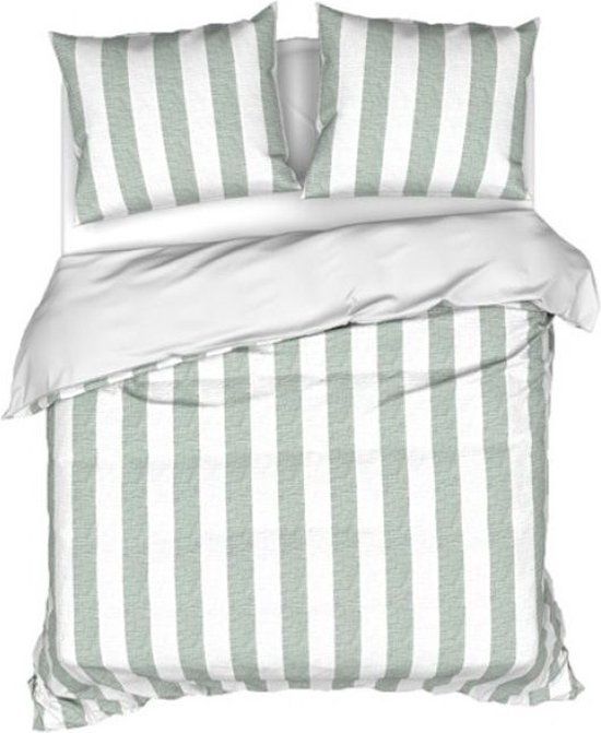 Heckett & Lane Dekbedovertrek Quinn - Deep Sea Blue - 260x200/220 cm - Extra Breed - Katoen