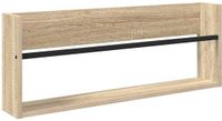 vidaXL Tijdschriftenrek Sonoma Eik 80 x 12 x 30 cm Bewerkt hout