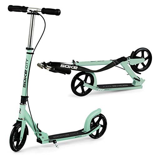 SOKE Cityroller Scooter Kickscooter City - Groen