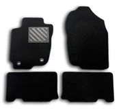 Vloermatten Toyota Vloermatten voor Toyota Rav 4 IV van 2013 tot 01/2019, Rav IV Hybrid van 2016 tot 01/2019, op maat gemaakte autotapijten, antislip, hakbeschermers van versterkt rubber