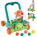 Fisher-Price Moves with You Schildpad Loopwagentje, duw- en activiteitenspeeltje voor baby's en peuters, 5 ballen