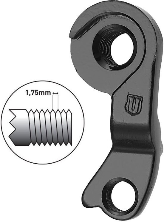 Union Derailleurhanger Gh-249 Bulls 64 Mm Zwart