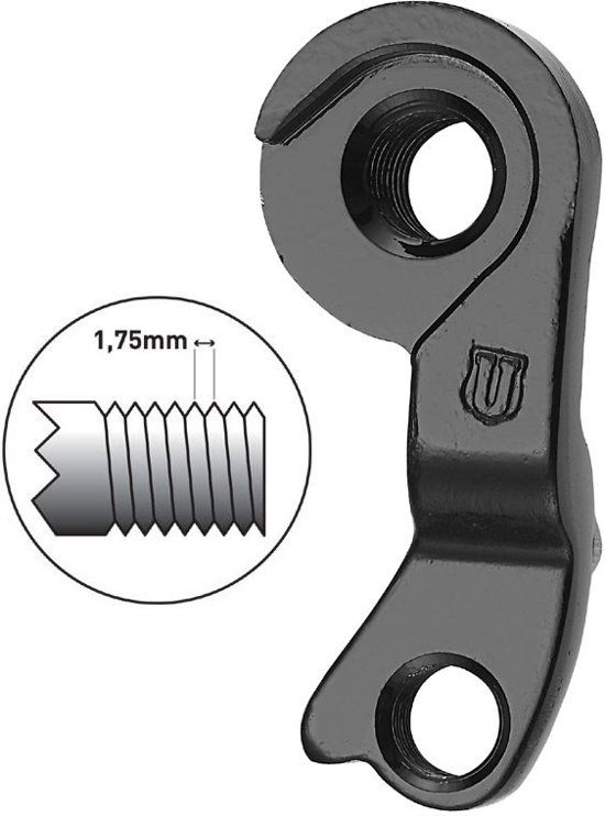Union Derailleurhanger Gh-249 Bulls 64 Mm Zwart