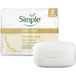 Simple Kind to Skin Oatmeal Pure Zeep 100 g - 2 Stuks