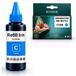 Evoke Ev-Sublm-100Ml-Cyan Encre de sublimation compatible pour Epson Cyan 100 ml