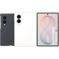 Samsung Galaxy Z Fold 8 512GB Lila 5G + Siliconen Back Cover met Magneet Zwart