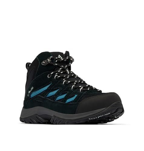 Columbia CRESTWOOD™ MID WATERPROOF Dames Wandelschoenen - Black, Skylight