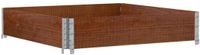 vidaXL Plantenbak 100x100 cm massief grenenhout bruin