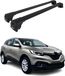 Omtec Renault Kadjar 2015-2022 Basissteun 75 kg Aluminium Zwart 2-delig