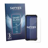 Savvies 3 Stuks Screenprotector voor Cubot King Kong Power 5 - Transparant