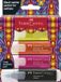 Faber-Castell markeerstift Glassy - set met 4 markers inclusief zwart