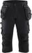 Blåkläder 1797-1644 Pantalon pirate 4-way stretch - Noir - D112