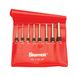 Starrett S248 verlengde gatenset voor drivers, 1/8-3/8 inch stiftdiameter, 8 inch totale lengte, 3-1/2 inch penlengte, in rode doos