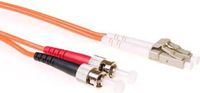 ACT RL7502 Glasvezel Patchkabel Duplex LSZH - LC/ST 50/125µm OM2 - 2 meter