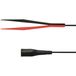 Schützinger Câble de mesure Fiche 4 mm Borne Kelvin 100,00 cm Noir 1 pièce(s)