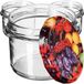 KADAX Kleine inmaakpotten, 235 ml, potten diameter 82, kleine potten voor honing en specerijen, jampotten met deksel, luchtdichte potten om cadeau te geven (fruit, 10 stuks)