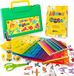 Modèles de dessin pour Enfants | Set de dessin de 58 pièces avec plus de 370 formes pour dessiner des histoires imaginatives pour enfants