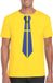 Bellatio Decorations Shoppartners Bv Geel t-shirt - met Zweden vlag stropdas - supporters - heren XL
