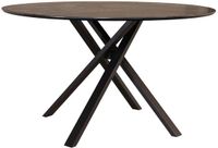 Lizzely Garden & Living Eettafel Ronsi Antoinette zwart 140cm
