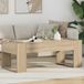 vidaXL Salontafel Sonoma Eik 110 x 50 x 41 cm Bewerkt Hout