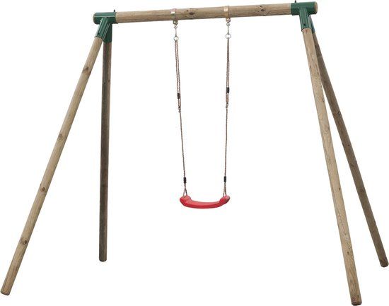 Intergard Houten speeltoestel houten schommel Alicia 200x220x220cm