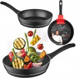 Florina Deluxe Aluminium Koekenpan 26cm - Geschikt voor Inductie