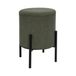 Home Deco Factory Lot De 4 Poufs Jules Côtelé Vert