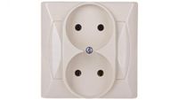 Ospel GP-2A/01 geaard stopcontact, beige, IP20, 16 A