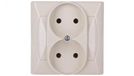 Ospel GP-2A/01 geaard stopcontact, beige, IP20, 16 A