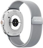Spigen Metal Fit Bandje Geschikt voor Samsung Galaxy Watch 9 / 8 46/44/40MM - RVS - Zilver
