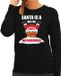 Bellatio Decorations Bol Foute Kerst sweater / kersttrui Santa is a big fat motherfucker zwart voor dames - Kerstkleding / Christmas outfit L