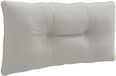 vidaXL Coussin de dossier PUTTEN 100% Polyester Gris 70 x 40 x 10 cm