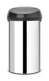 Brabantia Touch Bin Prullenbak, Brilliant Steel, 60 Liter