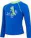 Zoggs Zip Ecolast T-shirt à manches longues anti-UV bleu