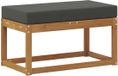 vidaXL Banc de jardin acacia massif naturel