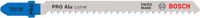 Bosch Accessoires BOSCH - ZAAGBLAD T PRO ALU CURVE - T227D 100 mm - 2 stuks